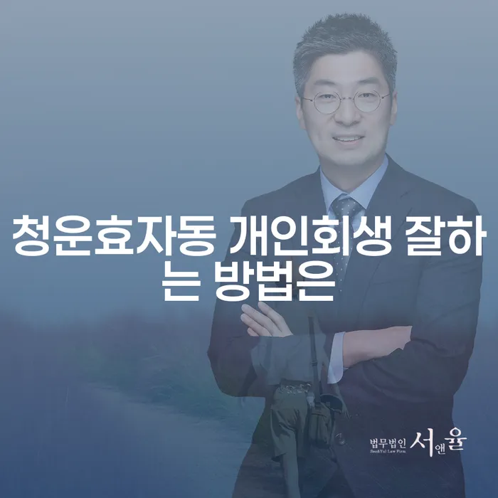 청운효자동 개인회생 잘하는 방법은