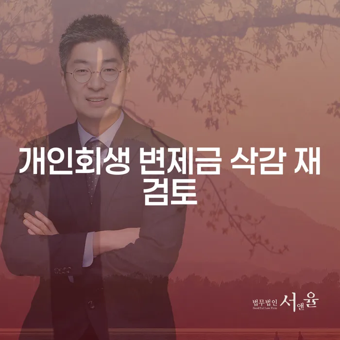 개인회생 변제금 삭감 재검토가 가능할까요?